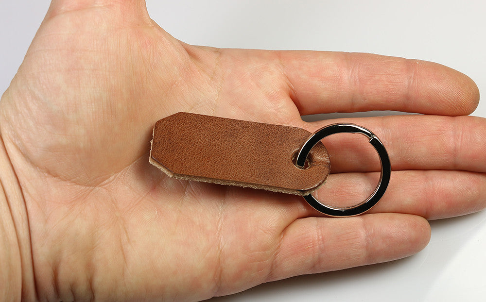 Simple Leather Key Ring| Leatherpunk