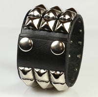 studded wristband with snaps