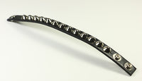 conical studded bracelet with snaps