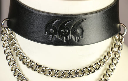 Satanic Chain Choker 666