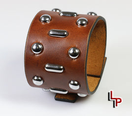 Hunter Thompson Buckling Brown Wristband