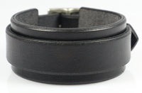 1.25" wide leather bracelet