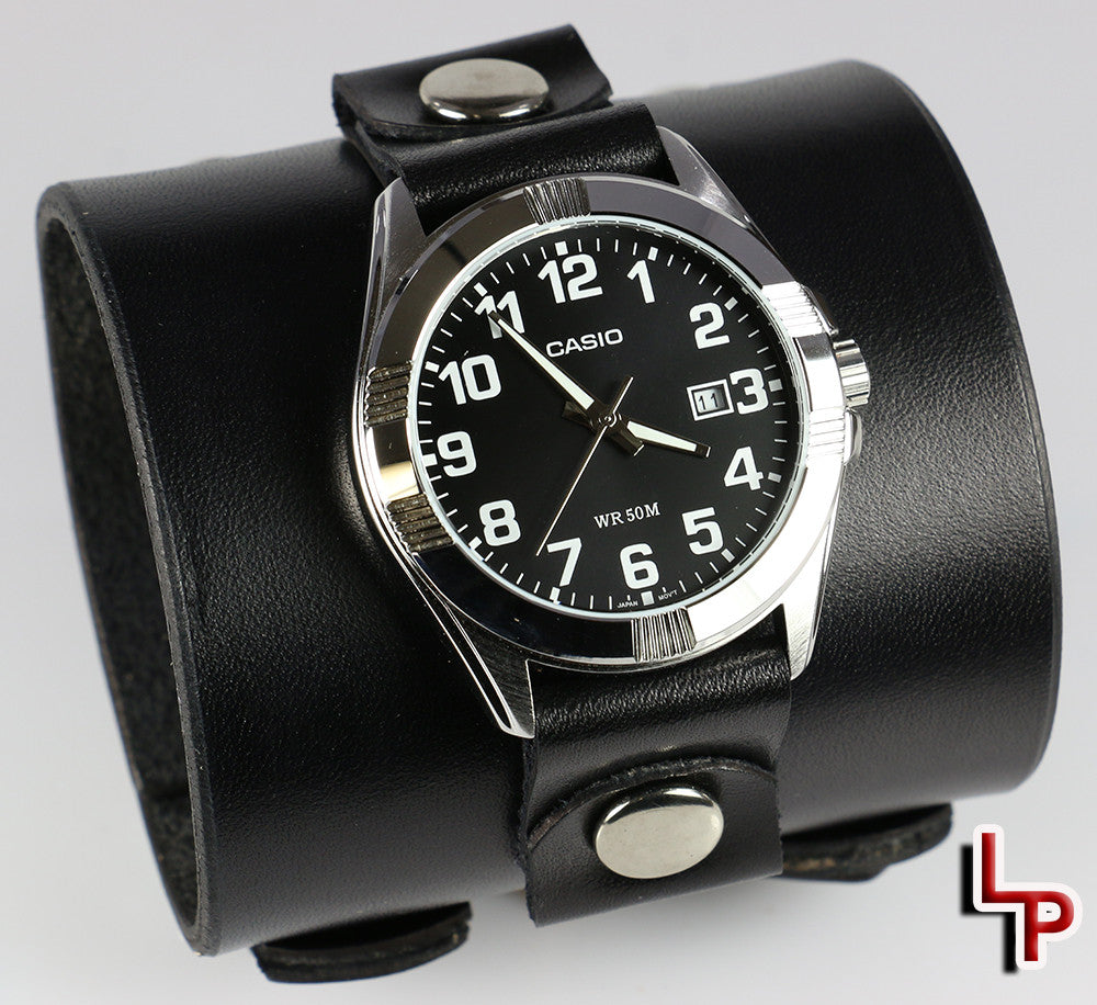 Wide Watch Cuffs for and Smart Watches| Leatherpunk